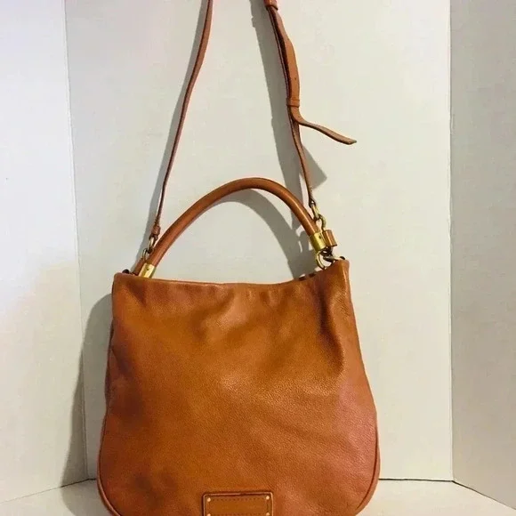 Marc by Marc Jacobs Brown/ Orange leather hobo bag - Picture 2 of 8